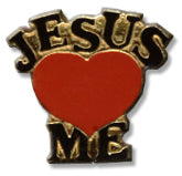Jesus Loves Me Lapel Pin