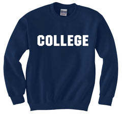 John Belushi Animal House "College" Crew Neck Sweat Shirt