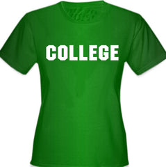 John Belushi Animal House "College" Girl's T-Shirt