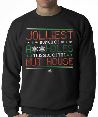 Jolliest A**holes Adult Crewneck