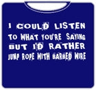 Jump Rope With Barbed Wire T-Shirt