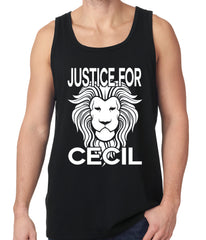 Justice For Cecil The Lion Tank Top