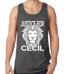 Justice For Cecil The Lion Tank Top