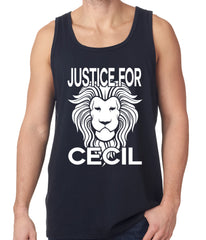 Justice For Cecil The Lion Tank Top