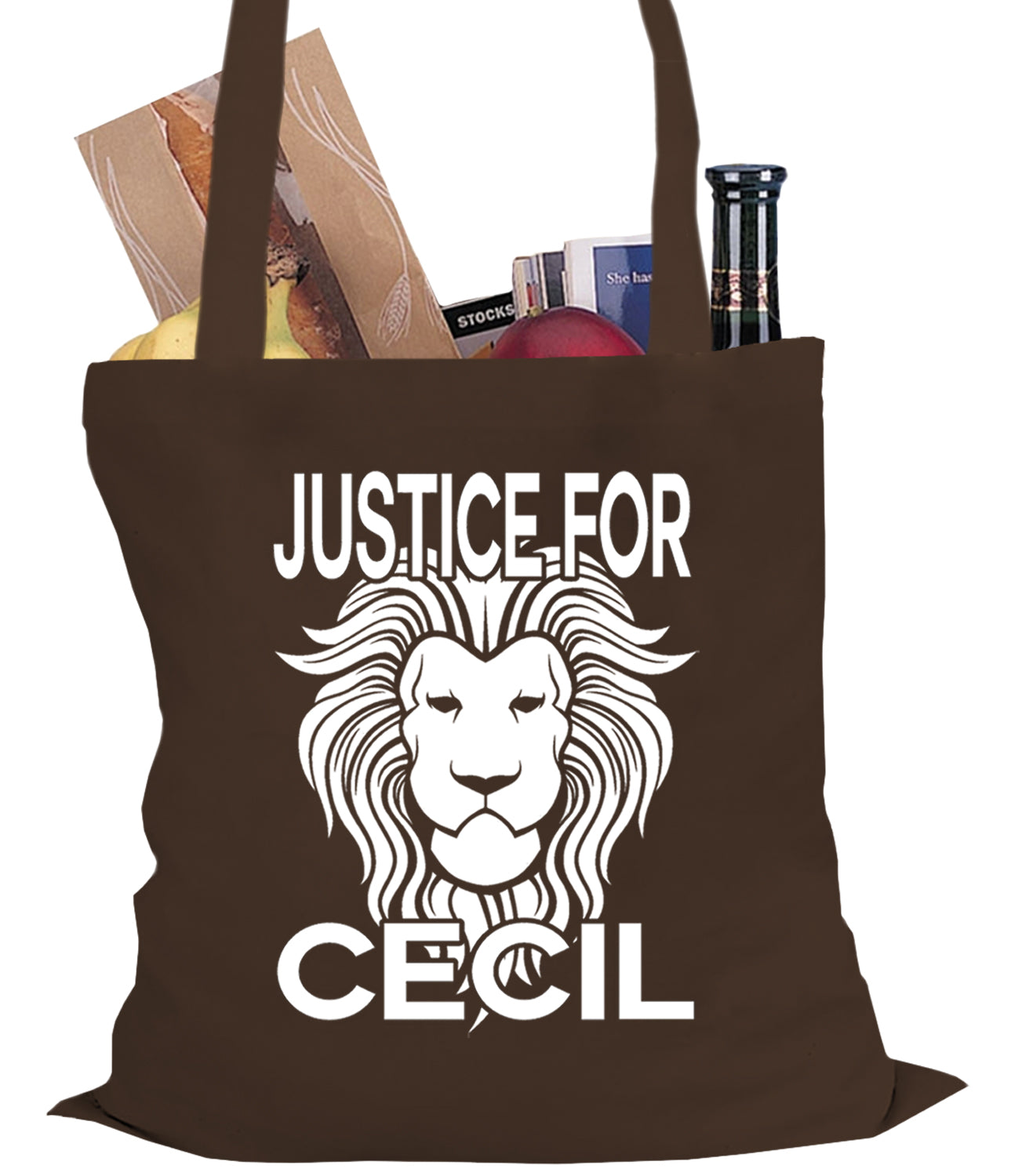 Justice For Cecil The Lion Tote Bag