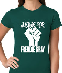 Justice For Freddy Gray Baltimore Protest Ladies T-shirt