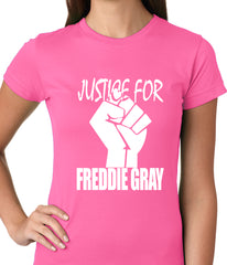 Justice For Freddy Gray Baltimore Protest Ladies T-shirt