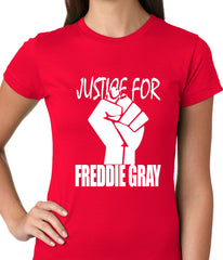 Justice For Freddy Gray Baltimore Protest Ladies T-shirt