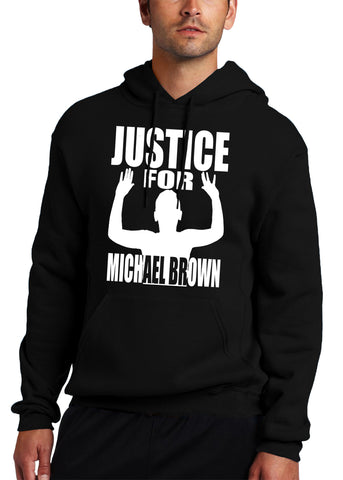 Justice For Michael Brown Adult Hoodie