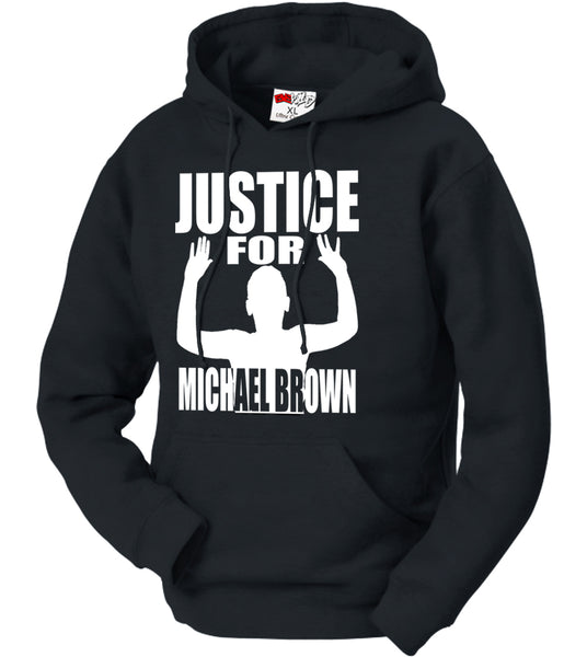 Justice For Michael Brown Adult Hoodie –