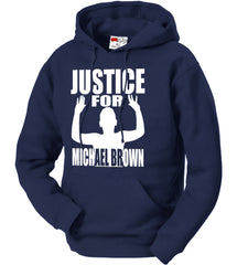 Justice For Michael Brown Adult Hoodie