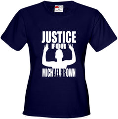 Justice For Michael Brown Girl's T-Shirt