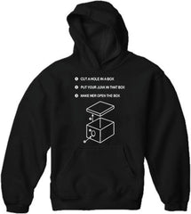 Justin "Hole In A Box" Adult Hoodie