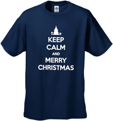 Keep Calm And Merry Christmas Men's T- Shirt