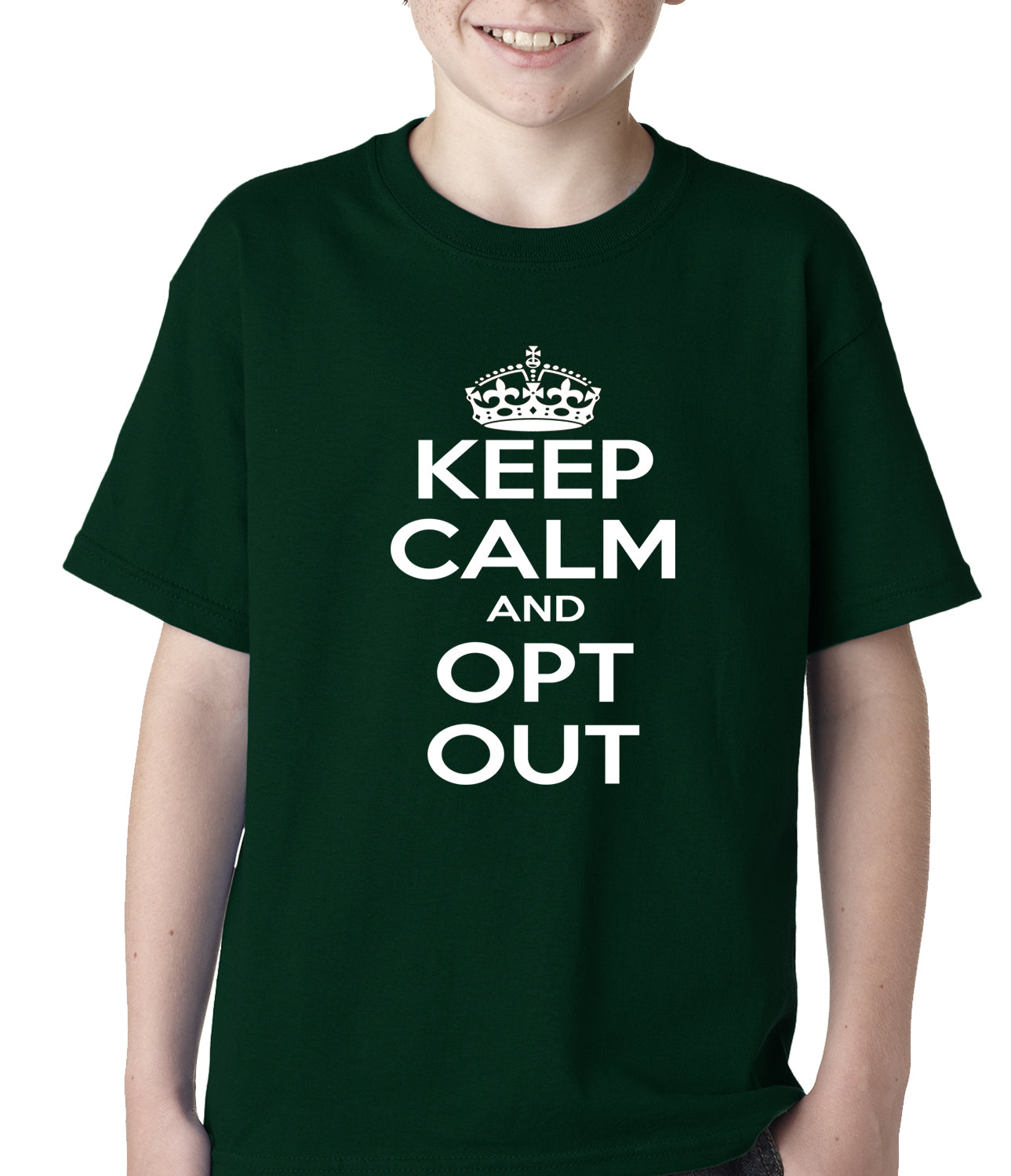 Keep Calm and Opt Out of Common Core Kids T-shirt