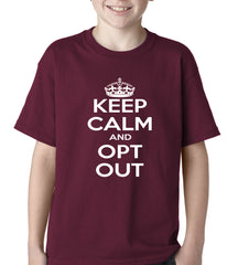 Keep Calm and Opt Out of Common Core Kids T-shirt