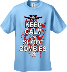 Keep Calm And Shoot Zombies Men's T-Shirt