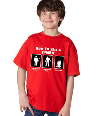 Kids How To Kill A Zombie T-Shirt