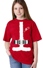 Kids Santa Claus Costume Tuxedo T-Shirt