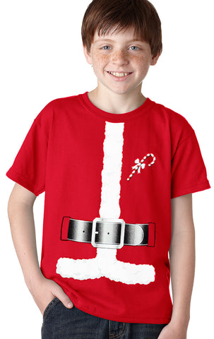 Kids Santa Claus Costume Tuxedo T-Shirt