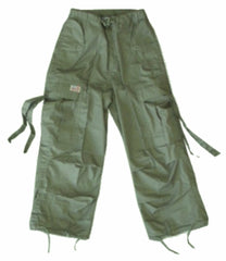 Kids Unisex Basic UFO Pants (Moss Green)