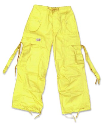 Kids Unisex Basic UFO Pants (Yellow) –