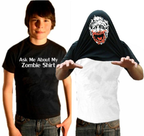 Halloween Costume T-Shirt - Ask Me About My Zombie Shirt Youth T-Shirt