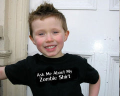 Halloween Costume T-Shirt - Ask Me About My Zombie Shirt Youth T-Shirt