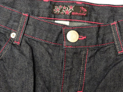 Kikgirl Jeans - KikGirl 26" Deluxe Wideleg Pants (Black Denim)