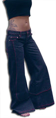 KikGirl Jeans - KikGirl 26" Deluxe Wideleg Pants (Blue Denim)