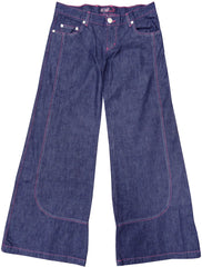 KikGirl Jeans - KikGirl 26" Deluxe Wideleg Pants (Blue Denim)