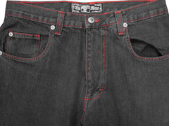 Kikwear Jeans - Kikwear 23" Black Bull Denim Wash Pants