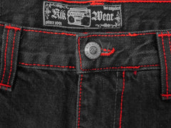 Kikwear Jeans - Kikwear 23" Black Bull Denim Wash Pants