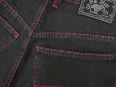 Kikwear Jeans - Kikwear 23" Black Bull Denim Wash Pants
