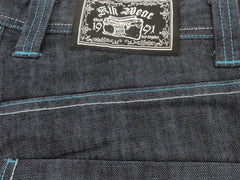 Kikwear Jeans - Kikwear 32"  Bottom Super Deluxe Wide Leg  Pant (Black Denim)