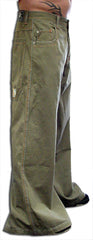 Kikwear 32'' Twill Old Skool Pants (Olive)