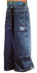 Kikwear 38" Severe WideLeg Raver Pants (Blue Denim)