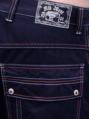 Kikwear Jeans - Kikwear 42" Severe New Skool Cotton  Pants (Dark Blue)