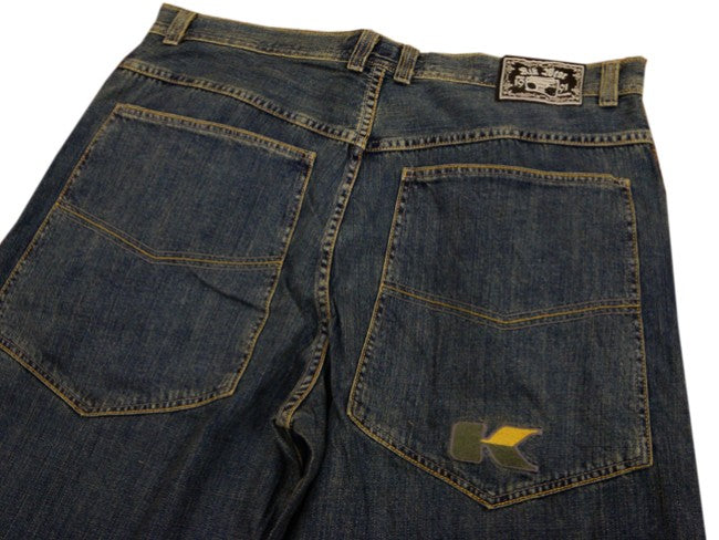 Kikwear Jeans - Kikwear Unisex 28'' Bottom Pants (Denim)