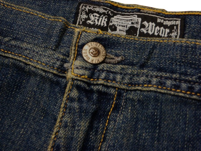 Kikwear Jeans - Kikwear Unisex 28'' Bottom Pants (Denim)