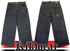 Kikwear Jeans - Kikwear Unisex 28'' Bottom Pants (Denim)