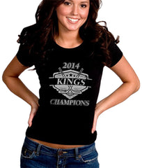 Kings Hockey 2014 Champions Champions Girl's T-Shirt