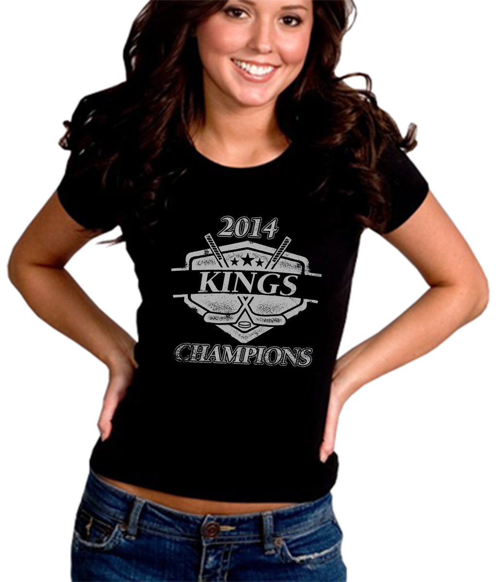  Kings Hockey 2014 Champions Champions Girl's T-Shirt