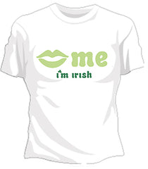 Kiss Me I'm Irish Girls T-Shirt