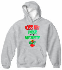 Kiss Me Under The Mistletoe Christmas Hoodie