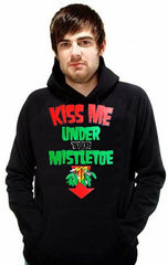 Kiss Me Under The Mistletoe Christmas Hoodie