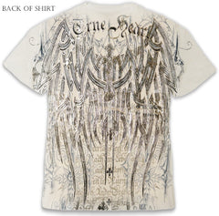 Konflic Clothing "True Heart Silver Cross" T-Shirt