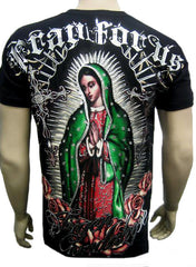 Konflic Clothing "Vision of Guadalupe" T-Shirt (Black)