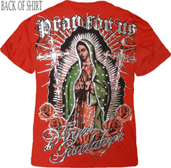 Konflic Clothing "Vision of Guadalupe" T-Shirt  (Red)