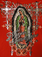 Konflic Clothing "Vision of Guadalupe" T-Shirt  (Red)